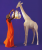 Уличный светильник Qeeboo Giraffe in Love M White