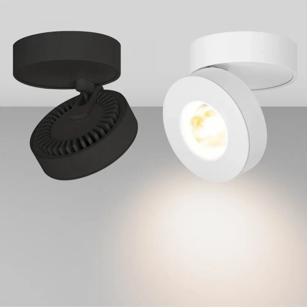 Светильник SP-MONA-SURFACE-R100-12W Warm3000 (BK, 24 deg) (Arlight, IP40 Металл, 3 года) 025443(1)