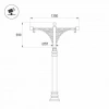 Кронштейн OXOR-SB5-2 BLACK (Arlight, Сталь) 051639