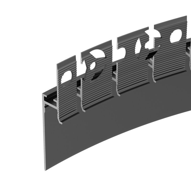 Профиль PLINTUS-FANTOM-BENT-H35-SIDE-2000 BLACK (Arlight, Алюминий) 043676(1)
