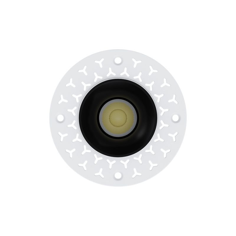 Встраиваемый светодиодный светильник под шпаклевку Starship Black 7W Zigbee