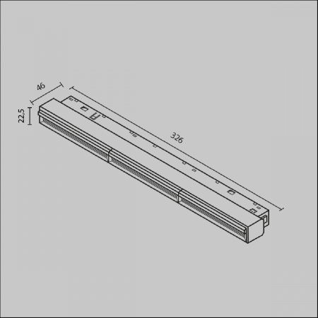 Трековый светильник Technical TR106-2-18W3K-W