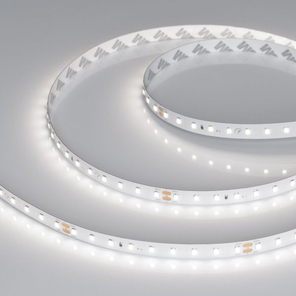 Светодиодная лента RT-A90-10mm 24V White6000 (4.8 W/m, IP20, 2835, 5m) (Arlight, высок.эфф.200 лм/Вт) 038779