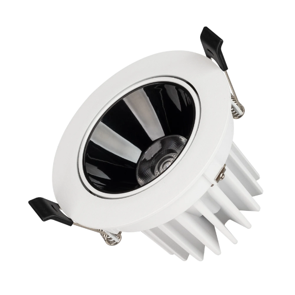 Светильник MS-FORECAST-BUILT-TURN-R102-12W Warm3000 (WH-BK, 32 deg, 230V) (Arlight, IP20 Металл, 5 лет) 035449