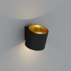 Настенный светодиодный светильник Ledron COME Black-Gold