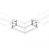 Угол S2-LINIA55-F-L90 прямой (Arlight, Металл) 021272