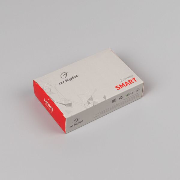 INTELLIGENT ARLIGHT Диммер SMART-PWM-101-73-DIM-PD-SUF Black (12-48V, 1x20A, 2.4G) (IARL, IP20 Металл, 5 лет) 028175(1)