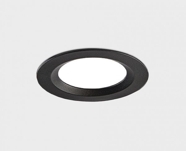 IT08-8018 black 4000K светильник встраиваемый влагозащищенный