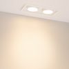 Светильник MS-VORTEX-BUILT-S250x140-2x30W Warm3000 (WH-WH, 50 deg, 230V) (Arlight, IP20 Металл, 5 лет) 042369
