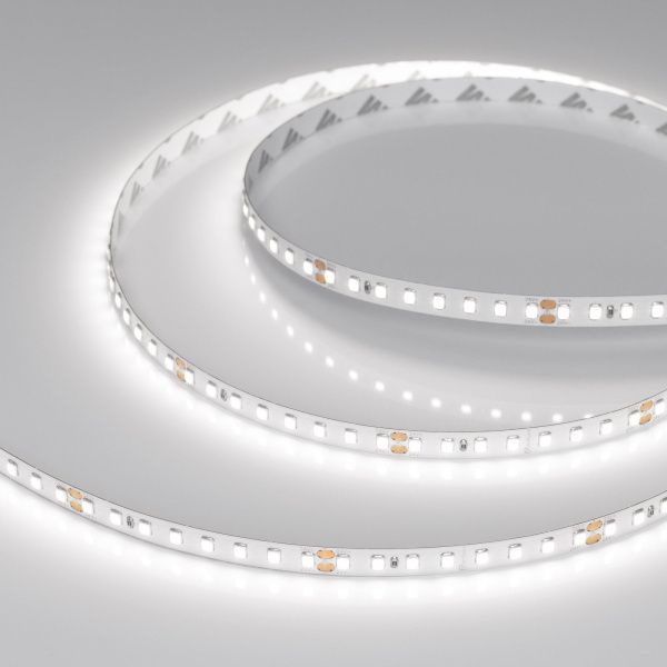 Светодиодная лента RT-A128-8mm 24V White6000 (10 W/m, IP20, 5m) (Arlight, высок.эфф.150 лм/Вт) 038755(1)