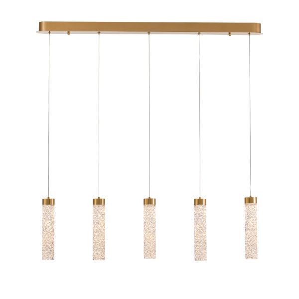 Подвесной светильник MD24030028-5B brass/clear