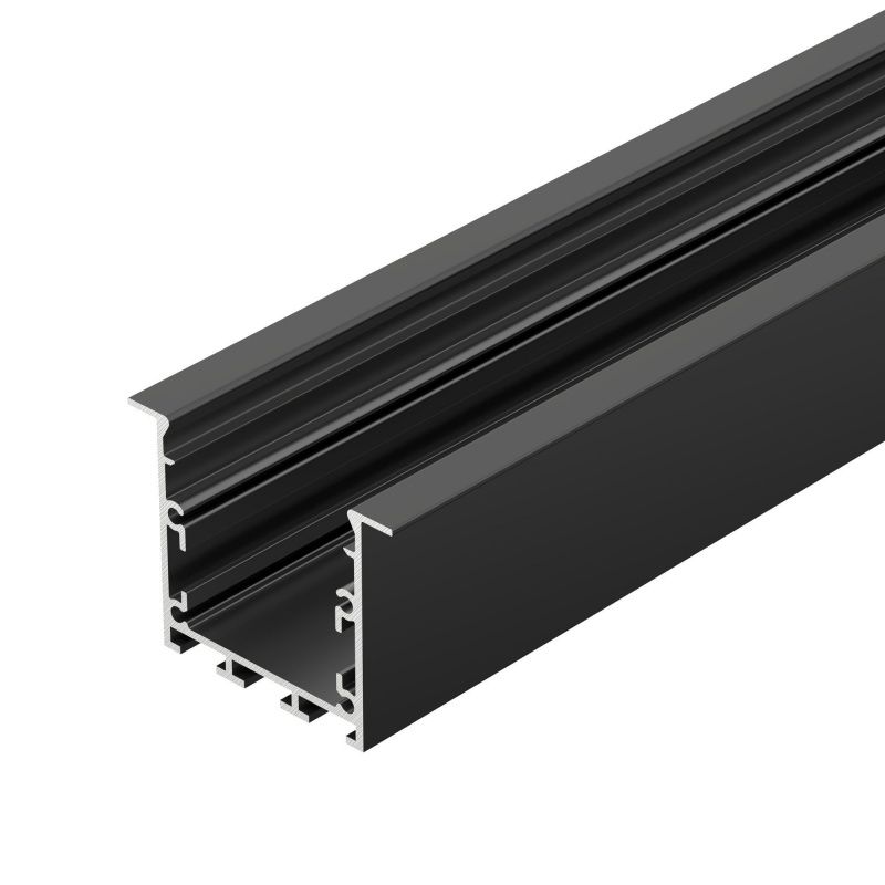 Профиль LINIA49-F-M-2000 BLACK (Arlight, Алюминий) 057040