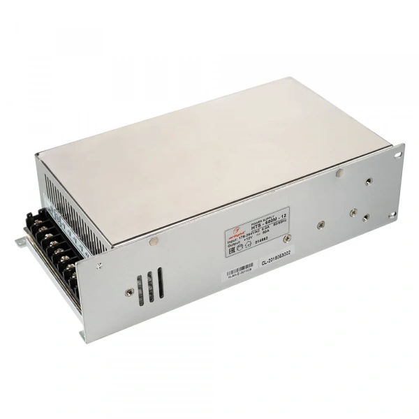 Блок питания HTS-600M-12 (12V, 50A, 600W) (Arlight, IP20 Сетка, 3 года) 014982
