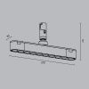 Трековый светильник Technical TR203-1-10W3K-S-B