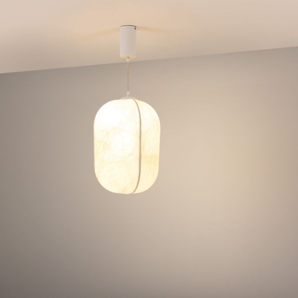 Светильник SP-SETA-HANG-L410х300-7W Warm2700 (WH, 320 deg, 230V) (Arlight, IP20 Натуральный шелк, 3 года) 056883