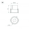 Светильник MS-ATLAS-BUILT-R90-25W Day4000 (BK-BK, 30 deg, 230V) (Arlight, IP20 Металл, 5 лет) 035462