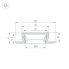 Профиль MIC-FS-2000 WHITE (Arlight, Алюминий) 040729