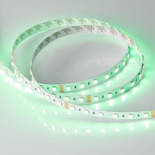 Светодиодная лента RT-B60-12mm 24V RGBW-Warm-4-in-1 (19.2 W/m, IP20, 5060, 5m) (Arlight, Открытый) 019152(2)