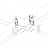 Угол S2-LINE-4067-X90 крестовой (Arlight, Металл) 021253
