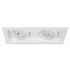 Светильник MS-VORTEX-BUILT-S170x90-2x12W Warm3000 (WH-WH, 40 deg, 230V) (Arlight, IP20 Металл, 5 лет) 057761
