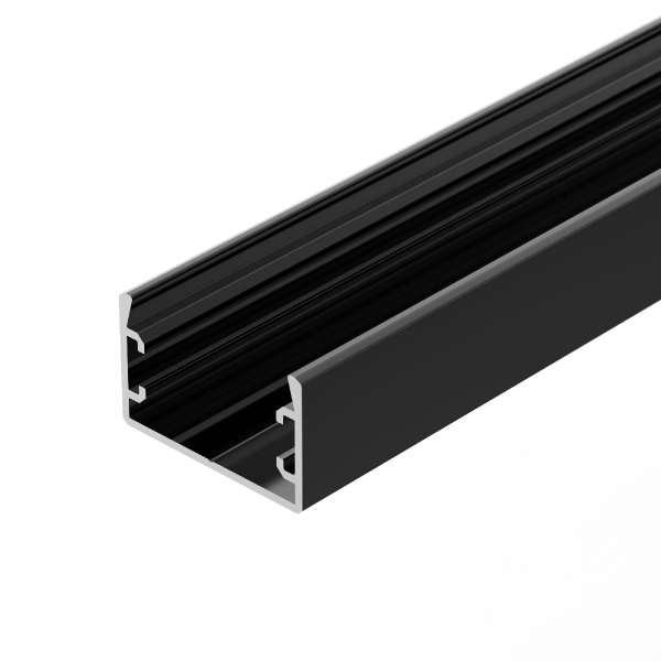 Профиль PLS-LOCK-H16-SMT-2000 ANOD BLACK (Arlight, Алюминий) 033295