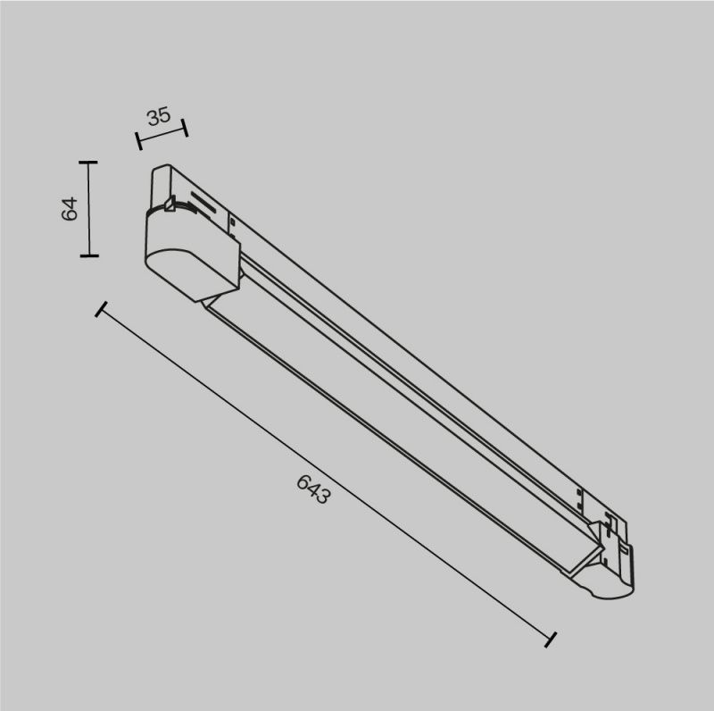 Трековый светильник Technical TR196-3-20W2.7K-W