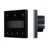 INTELLIGENT ARLIGHT Сенсорная панель SMART-DALI-301-11-1G-4SC-DIM-IN Black (BUS/24V, Touch, 2.4G) (IARL, IP20 Пластик, 5 лет) 046547