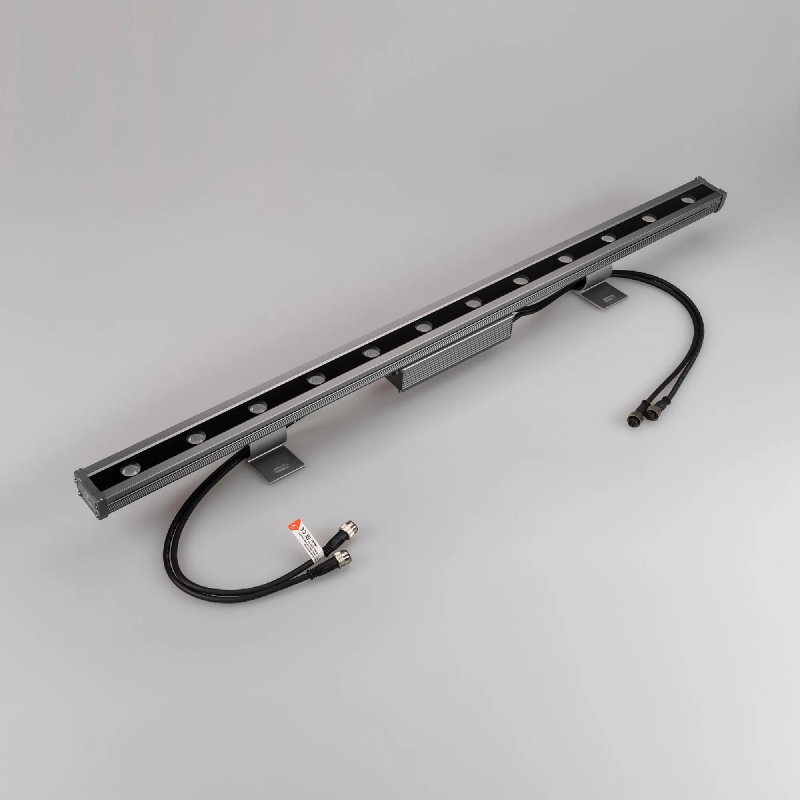 Светодиодный прожектор AR-LINE-1000L-48W-24V RGB-Day4000 (Grey, 15x45 deg, DMX512) (Arlight, Закрытый) 027282