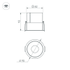Светильник MS-ATLAS-BUILT-R90-25W Day4000 (BK-BK, 30 deg, 230V) (Arlight, IP20 Металл, 5 лет) 035462