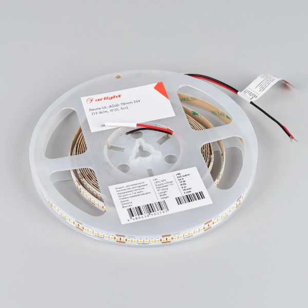 Светодиодная лента UL-A240-10mm 24V Day4000 (19 W/m, IP20, 5m) (Arlight, 7 лет) 048126