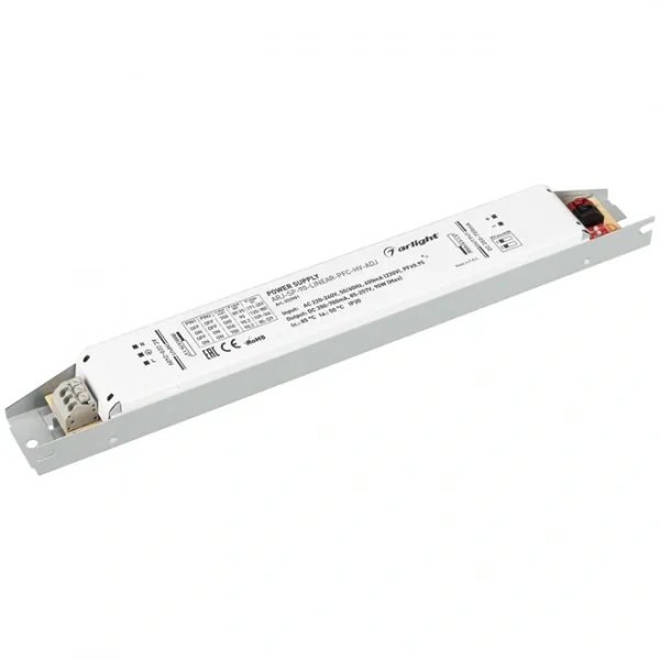 Блок питания ARJ-SP-90-LINEAR-PFC-HV-ADJ (90W, 350-700mA) (Arlight, IP20 Металл, 5 лет) 032901