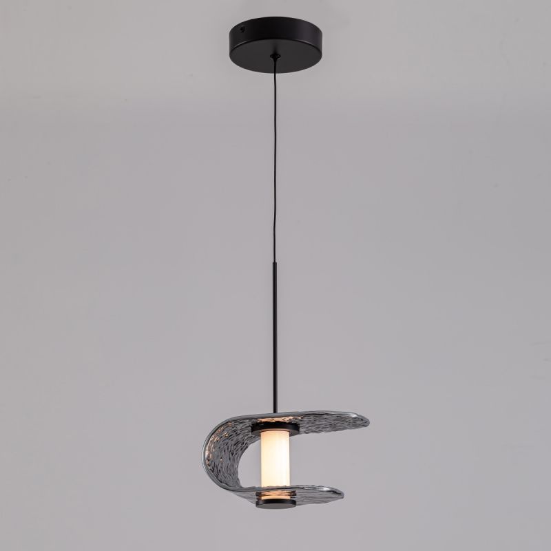 Подвесной светильник MD24020901-1A black/smoky