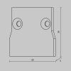 Комплектующие для уличной трековой системы Outdoor O-TR001-B-EC2