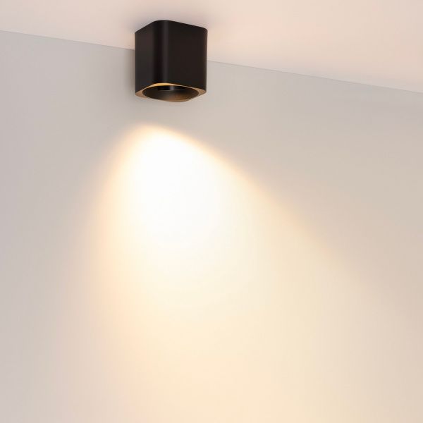 Светильник SP-ACENTO-S95x95-10W Warm2700 (BK, 20-45 deg, 230V) (Arlight, IP20 Металл, 5 лет) 055749