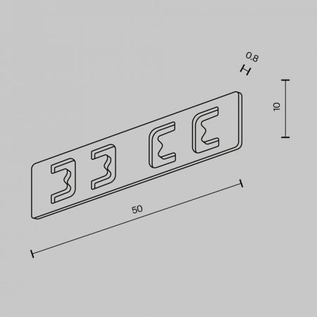 Комплектующие для трековой системы Technical TRA239C-21B