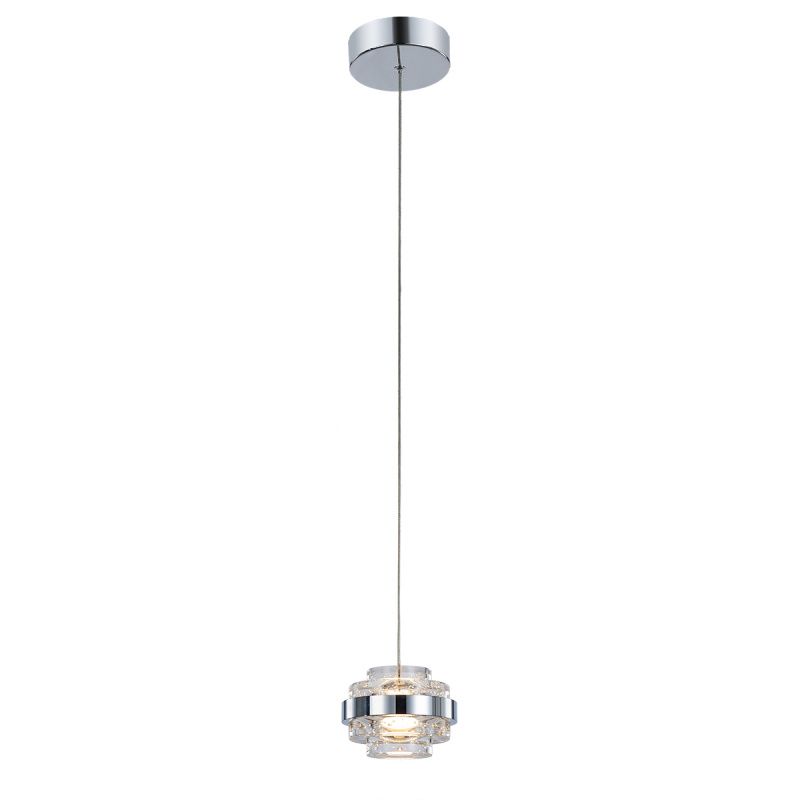 Подвесной светильник MD22030002-1A chrome/clear