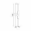 Настенный светодиодный светильник Ledron RAILING 1700 Black