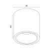 Накладной светодиодный светильник Ledron RINBOK TRIAC White