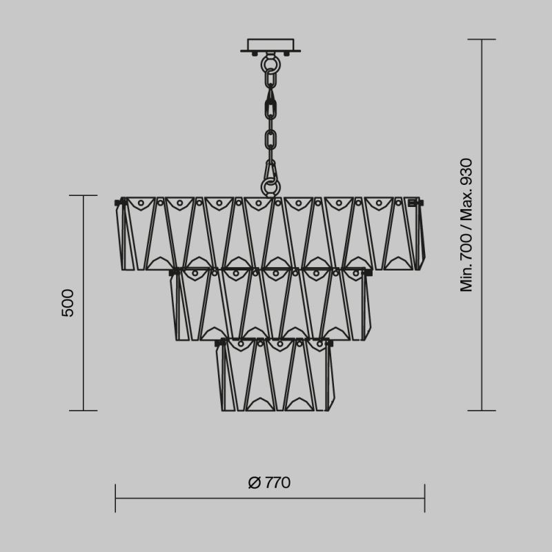 Подвесной светильник Maytoni MOD043PL-18CH