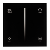 Панель SMART-P6-DIM-G-IN Black (12-24V, 4x3A, Sens, 2.4G) (Arlight, IP20 Пластик, 5 лет) 034780