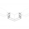 Угол S2-LINE-3360-L90 прямой (Arlight, Металл) 021234