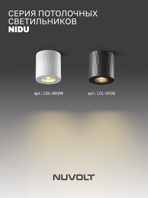 Потолочный светильник NUVOLT LDL-003W