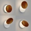 Настенный светодиодный светильник Ledron UFO G2 Wooden White