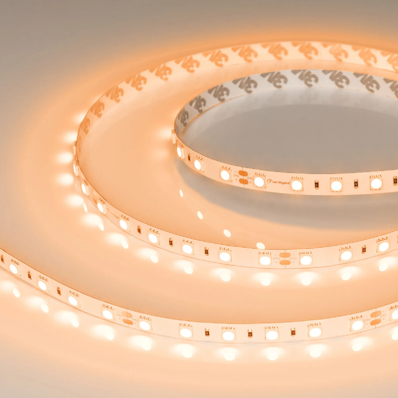 Светодиодная лента RT-B60-10mm 24V Orange (14.4 W/m, IP20, 5060, 5m) (Arlight, 14.4 Вт/м, IP20) 015974(2)