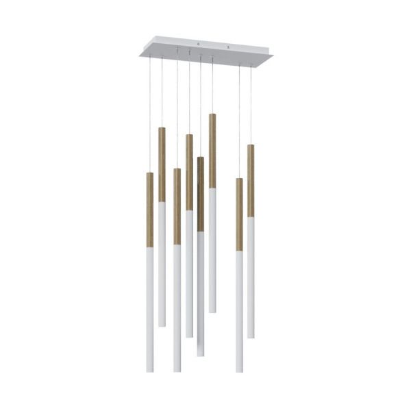 Подвесной светодиодный светильник HL012-8 Wooden 300 White