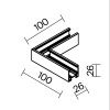 Комплектующие для трековой системы Technical TRAMN034CL-41W
