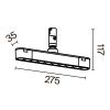 Трековый светильник Technical TR203-1-10W3K-S-B