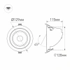 Светильник LTD-EXPLORER-R130-20W Day4000 (WH, 38 deg) (Arlight, IP20 Металл, 3 года) 024030