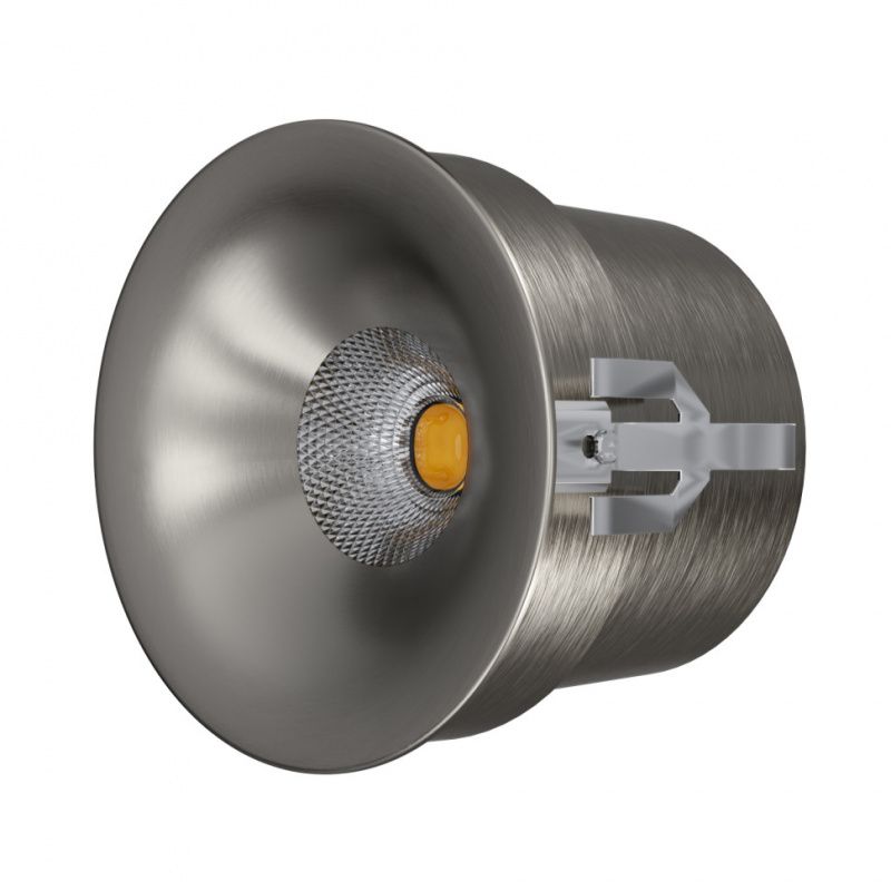 IT014-0208 nickel светильник встраиваемый влагозащищенный