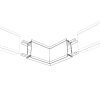 Угол S2-LINIA94-F-L90N внутренний (Arlight, Металл) 021283